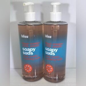 Bliss Soapy Suds Blood Orange & White Pepper Duo NWT